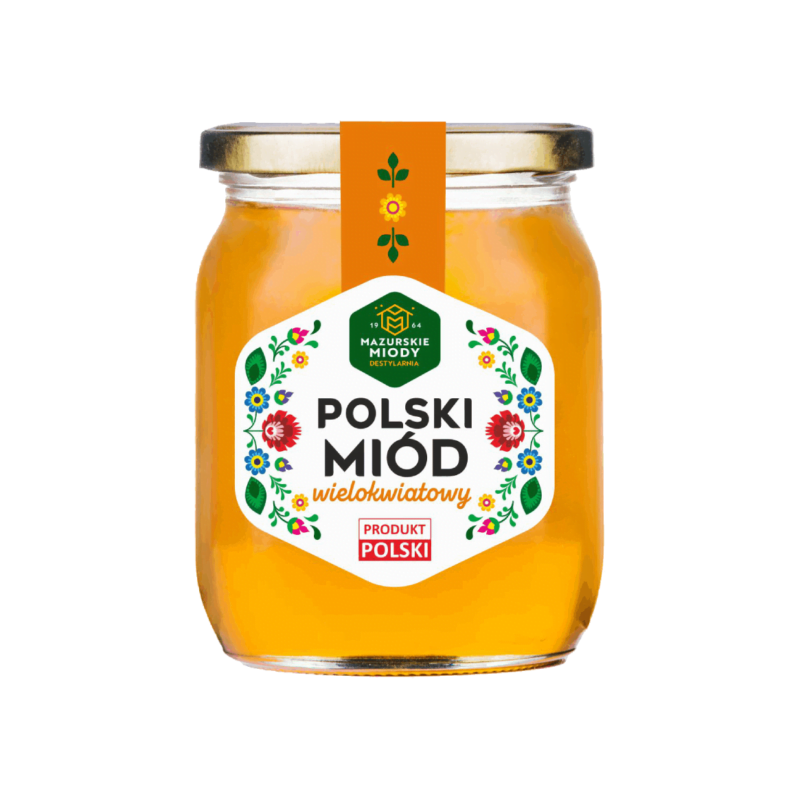 Miód wielokwiatowy Polski 650g